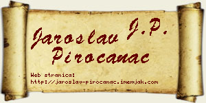 Jaroslav Piroćanac vizit kartica